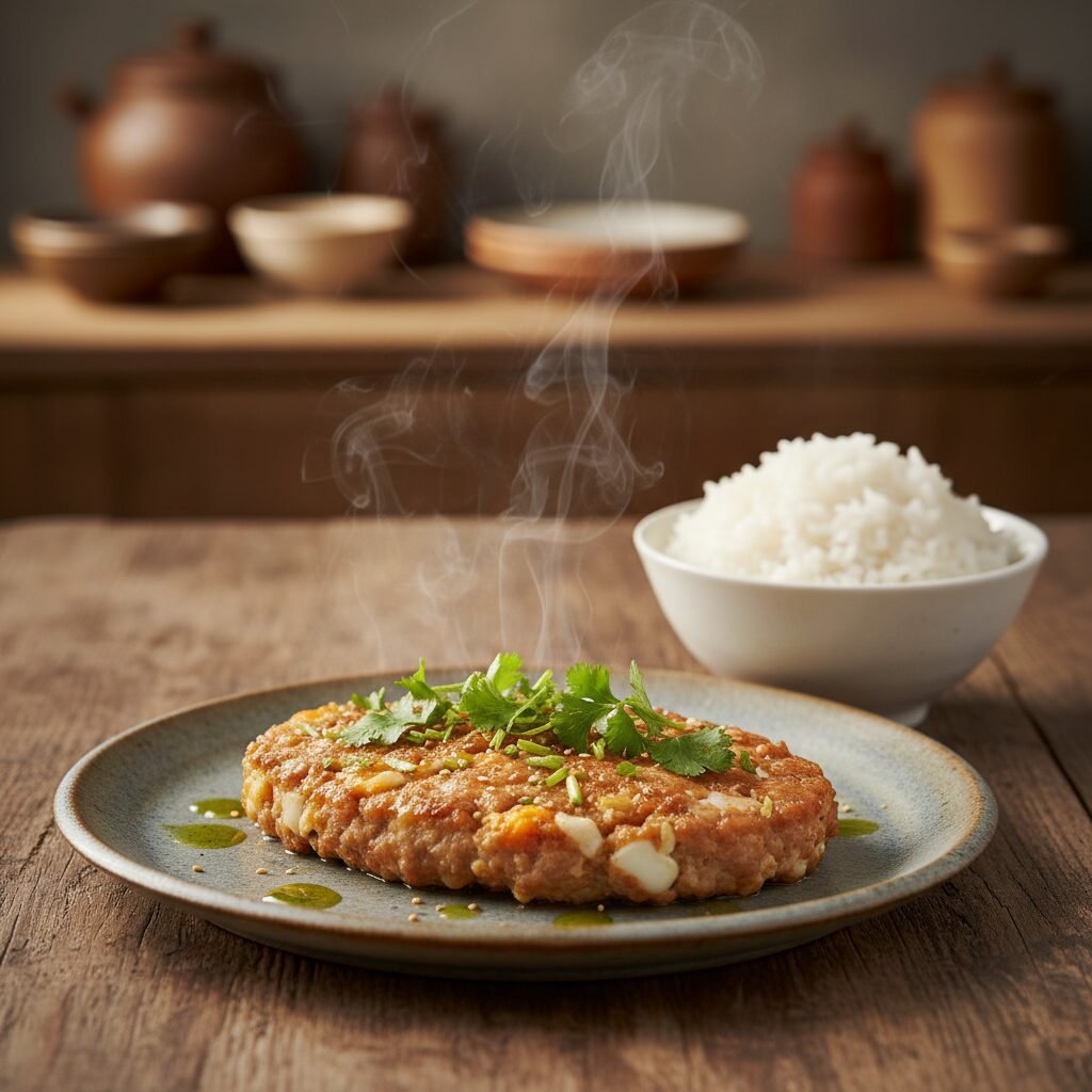 15 Minute Steamed Minced Pork With Salted Egg (Budget Dinner)