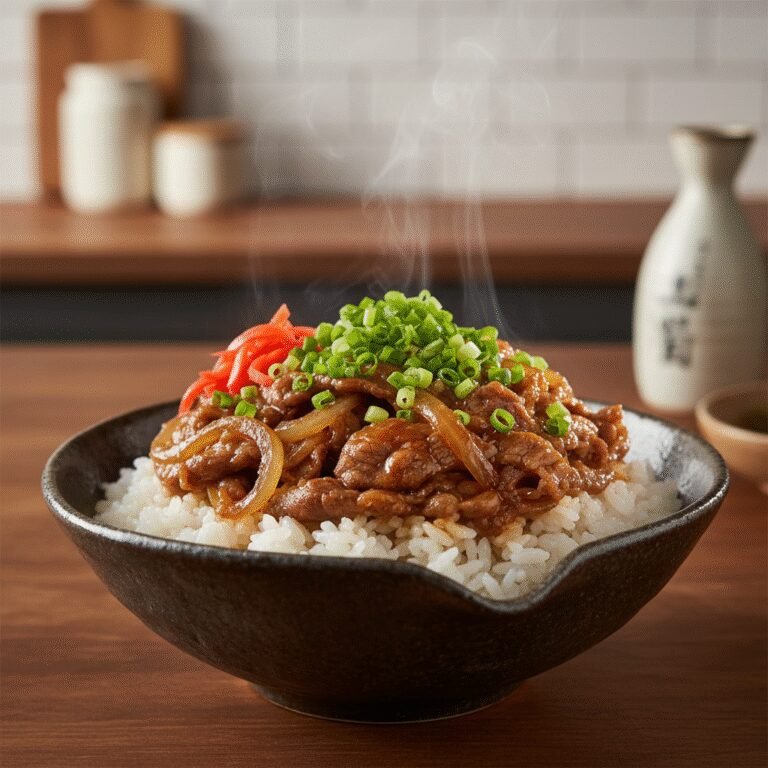 20-Minute Gyudon: The Savory Japanese Beef Bowl Better Than Takeout