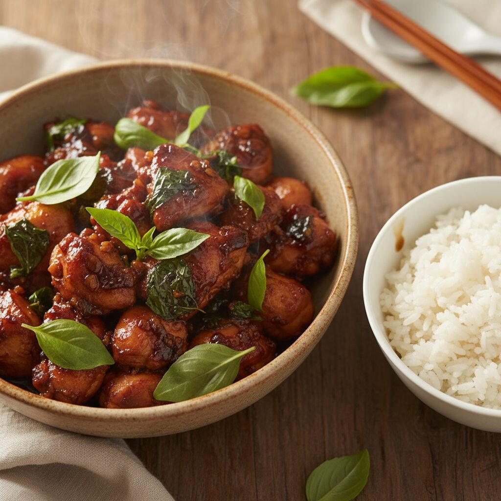 20 Minute Taiwanese Three Cup Chicken (Better Than Takeout)