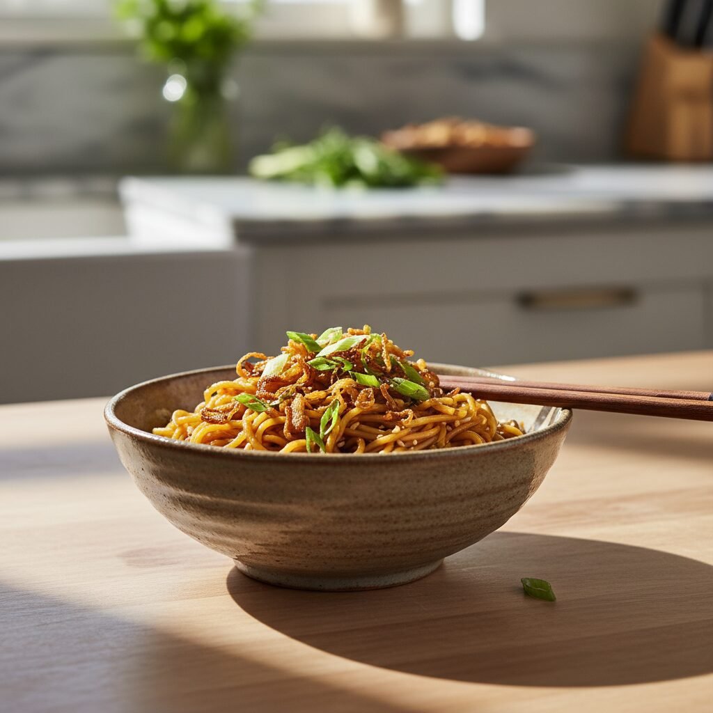 6-Ingredient Scallion Noodles That Taste Better Than Takeout