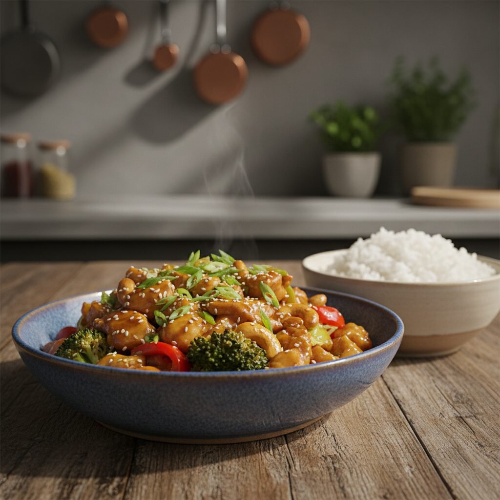 Better Than Takeout Cashew Chicken Stir Fry