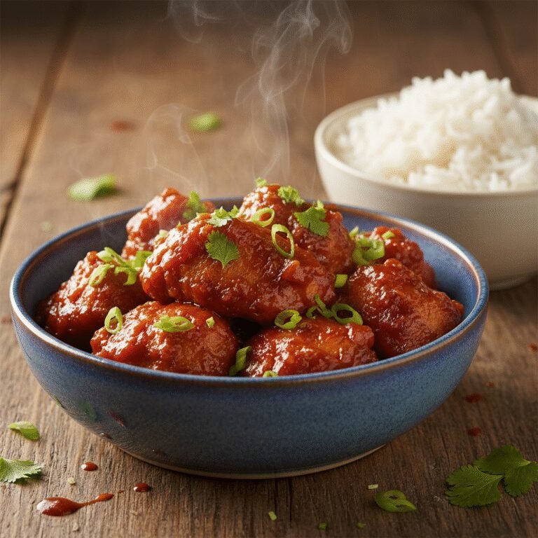 Forget Takeout: Sticky Spicy Chicken Manchurian For Half The Price