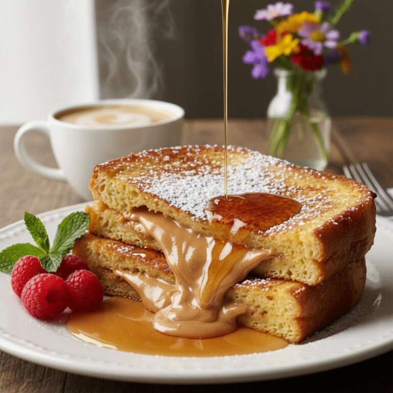 Fried Peanut Butter French Toast: The Ultimate Cheat Day Breakfast