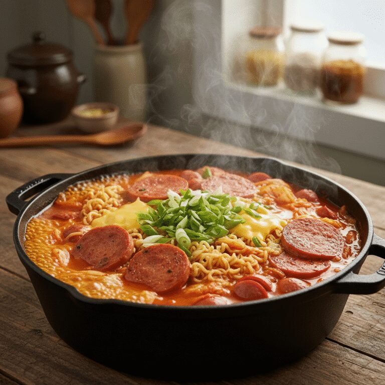 Korean Budae Jjigae: The Viral Army Stew Made Entirely From Canned Goods