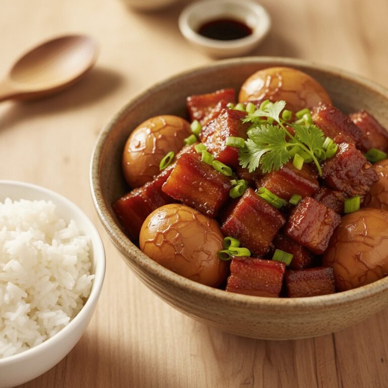 Melt-In-Your-Mouth Caramelized Pork And Eggs (Thit Kho)