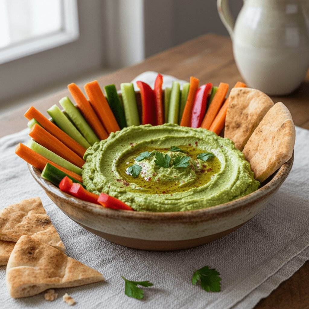 Never Throw Away Broccoli Stems: Make This Creamy Hummus Instead