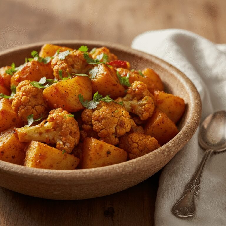 Restaurant Style Aloo Gobi: Cauliflower And Potatoes On A Dime