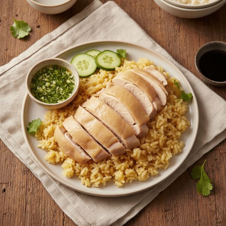 Rice Cooker Hainanese Chicken: The Easiest One-Pot Dinner Ever