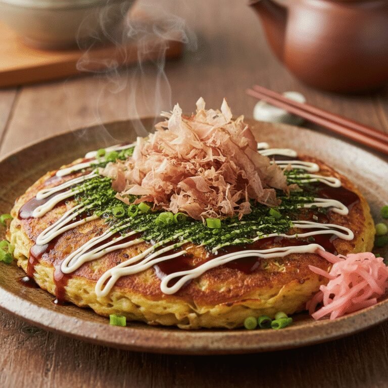 Savory Japanese Okonomiyaki: The Cabbage Pancake That Costs Pennies To Make
