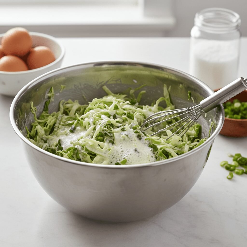 Photorealistic, high-end food photography of a large mixing bowl filled with fin