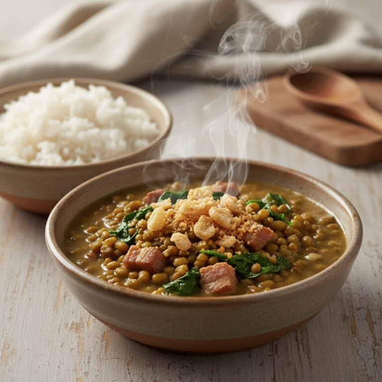 Savory Mung Bean Stew: The $2 Filipino Comfort Food Better Than Chili