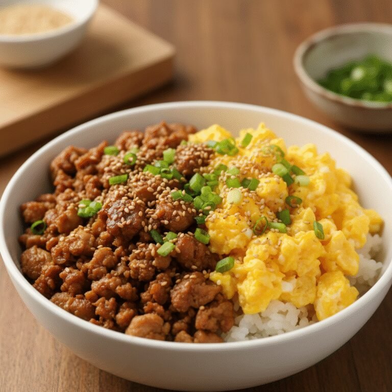 Soboro Don: The 10-Minute Ground Chicken Bowl That Saves Weeknights