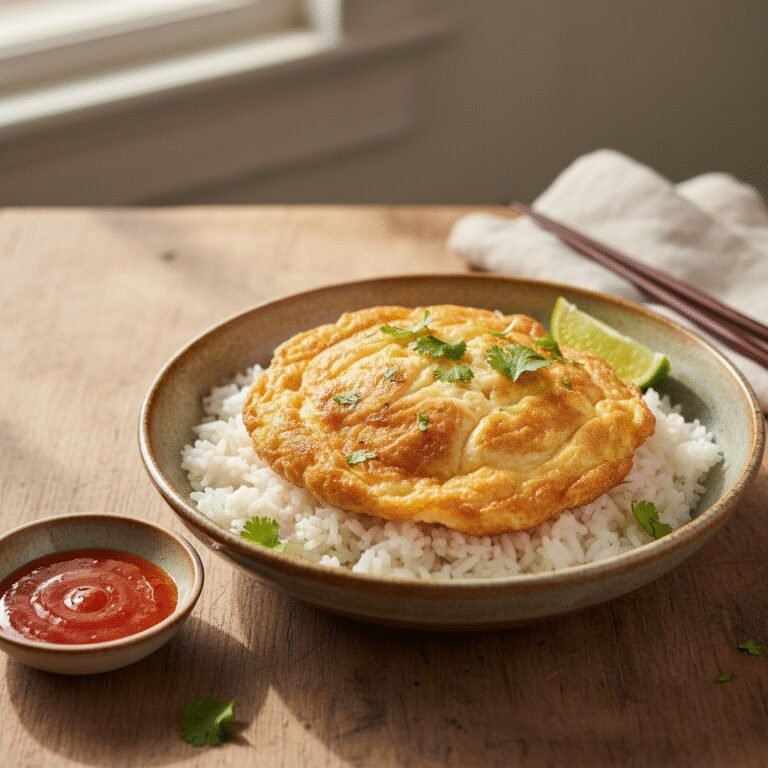 The Secret To The Crispiest, Fluffiest Thai Omelette You've Ever Eaten