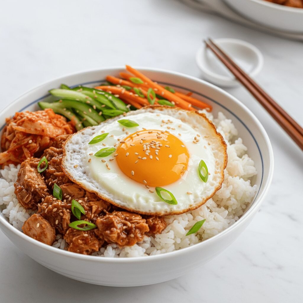 Turn a Can of Tuna Into A Gourmet Korean Rice Bowl