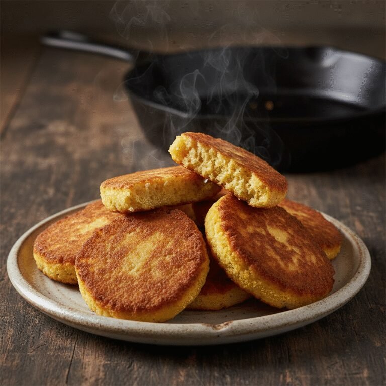 3 Ingredient Hot Water Cornbread Fried to Golden Perfection