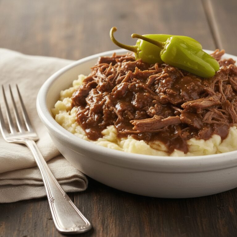 5 Ingredient Mississippi Pot Roast (Melt In Your Mouth)