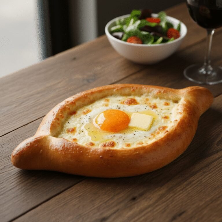 Adjaruli Khachapuri: The Cheesy Bread Boat That Broke the Internet