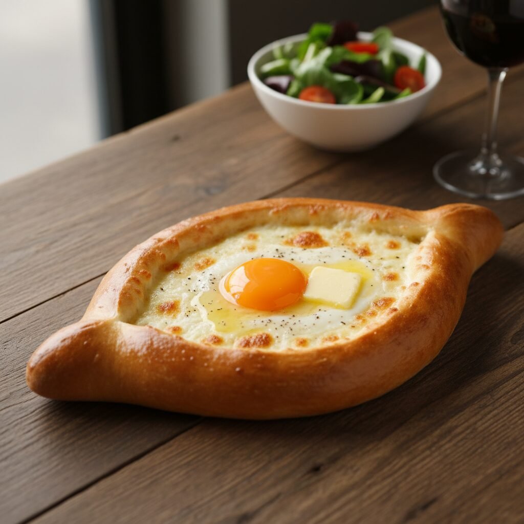 Adjaruli Khachapuri: The Cheesy Bread Boat That Broke the Internet