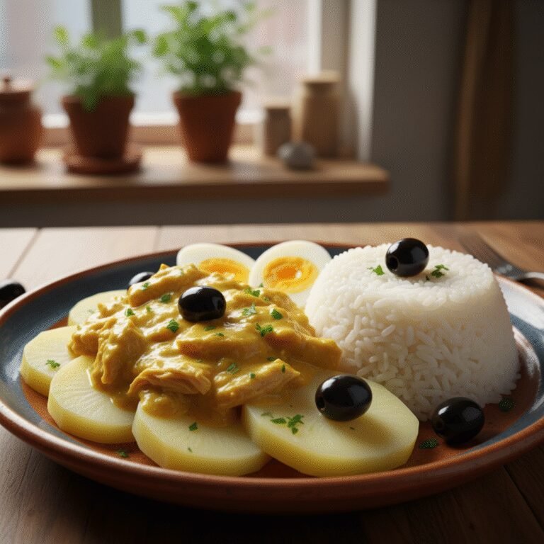 Aji De Gallina: The Creamy Yellow Pepper Chicken Stew