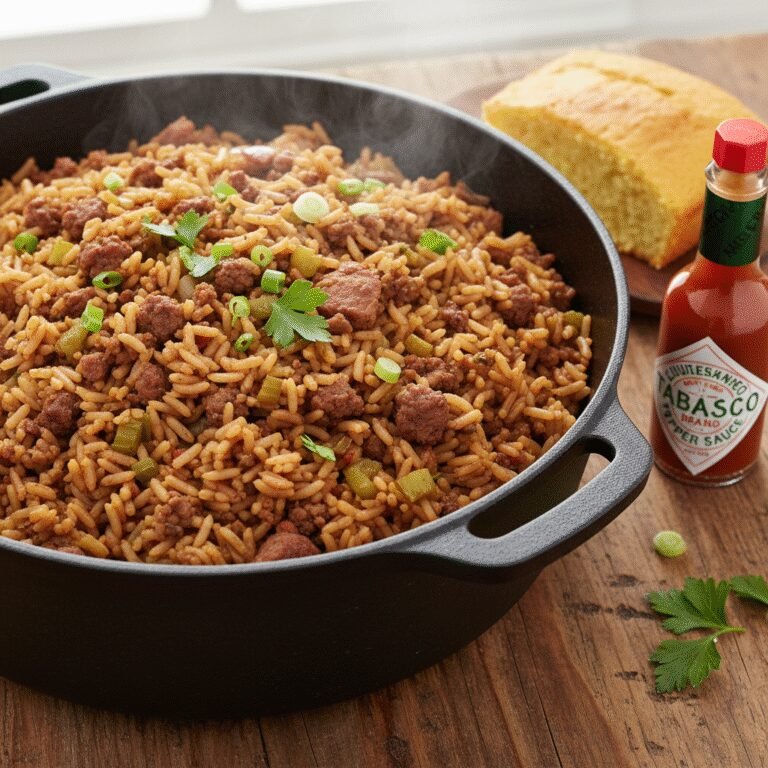 Authentic Cajun Dirty Rice: A Flavor-Packed One Pot Wonder Under $10