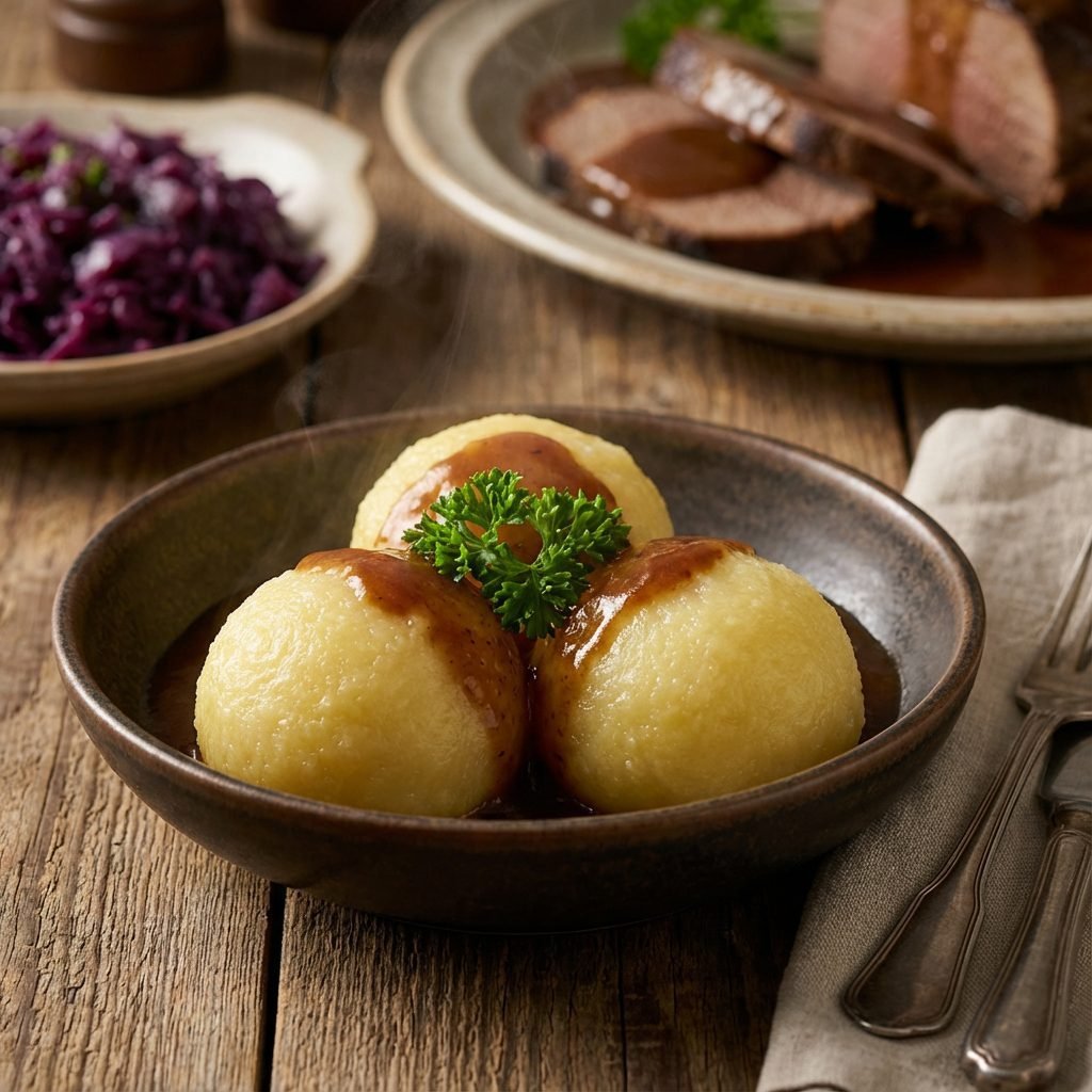 Authentic German Potato Dumplings (The Perfect Gravy Soaker)