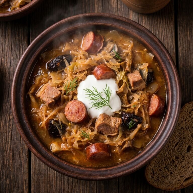 Authentic Polish Hunters Stew Bigos (Meat Lover's Dream)