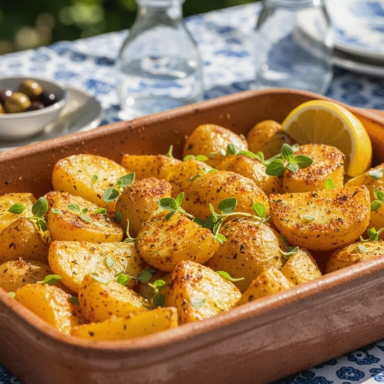 Authentic Roasted Greek Lemon Potatoes: The Crispiest Side Dish Ever