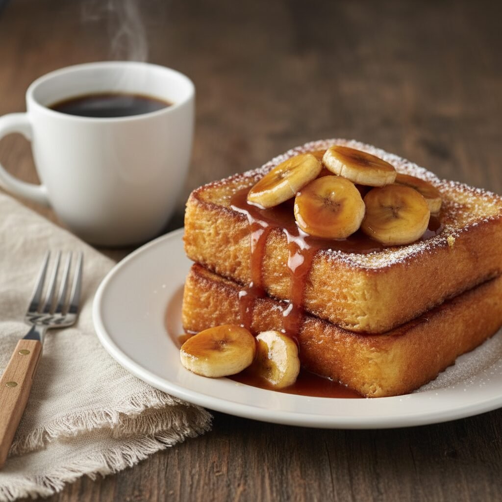 Bananas Foster French Toast: A Fancy Brunch Made With Cheap Ingredients