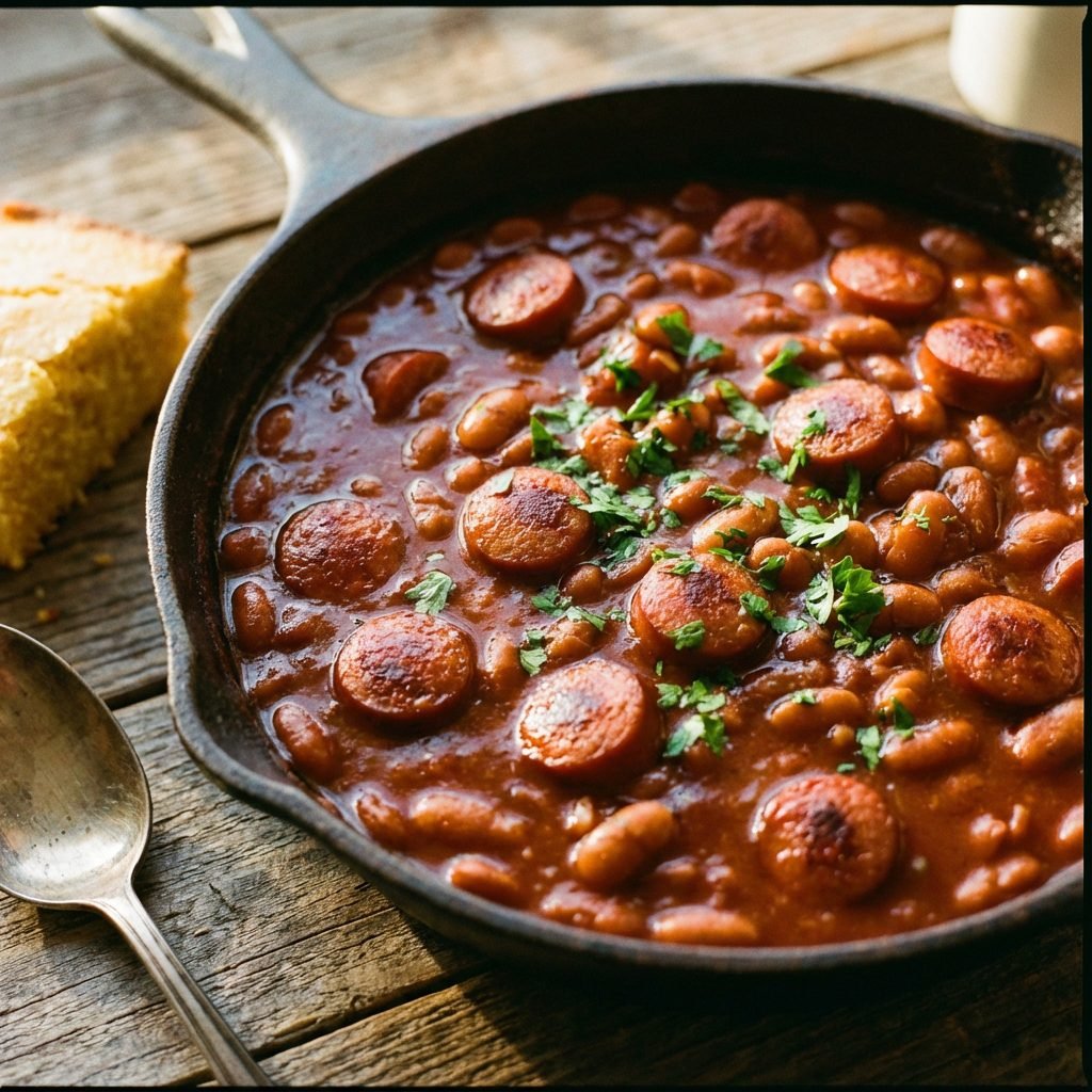 Beans and Franks: The Sticky Sweet Nostalgic Dinner