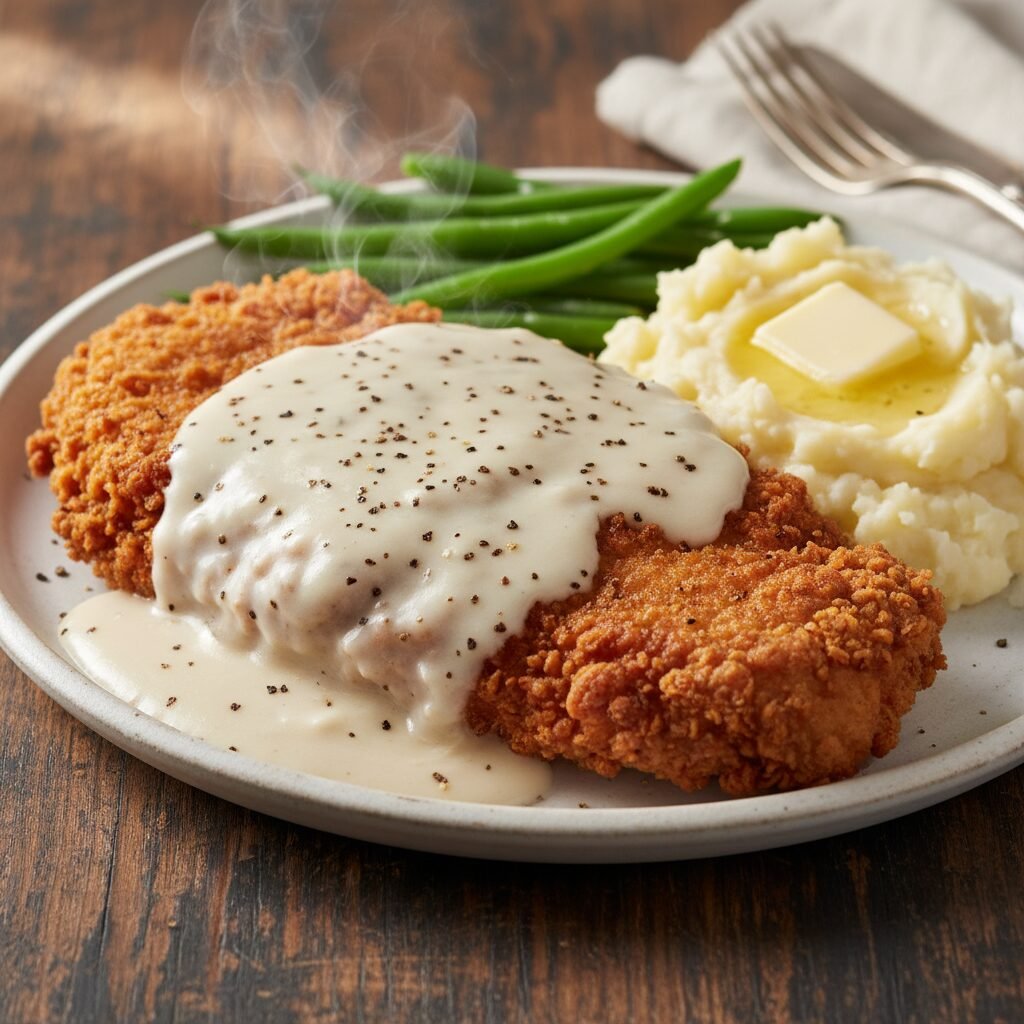 Better Than Texas Roadhouse Chicken Fried Steak With White Gravy