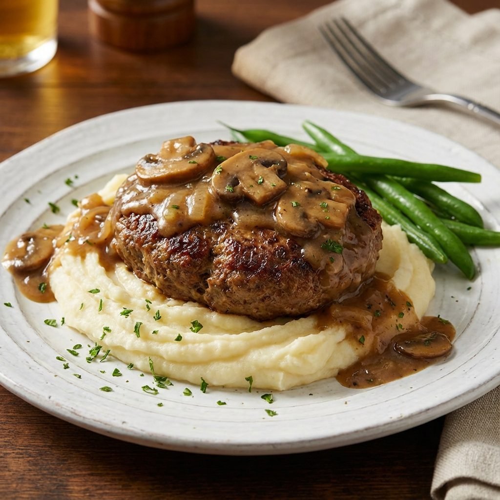 Better Than TV Dinners: Juicy Salisbury Steak with Rich Gravy