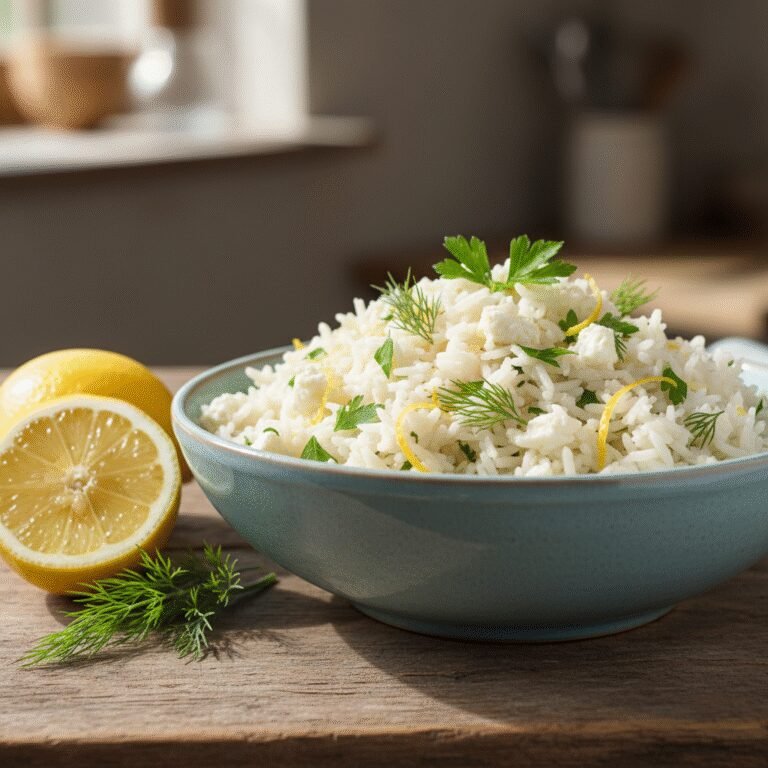 Boring Rice? Add Lemon and Feta for an Instant Side Dish Upgrade