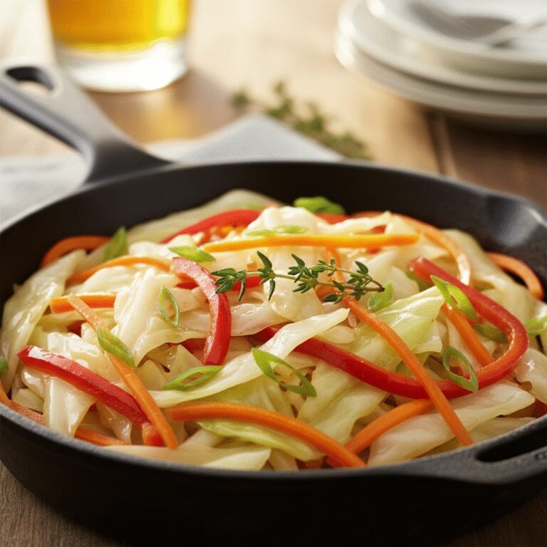 Buttery Jamaican Steamed Cabbage That Melts In Your Mouth