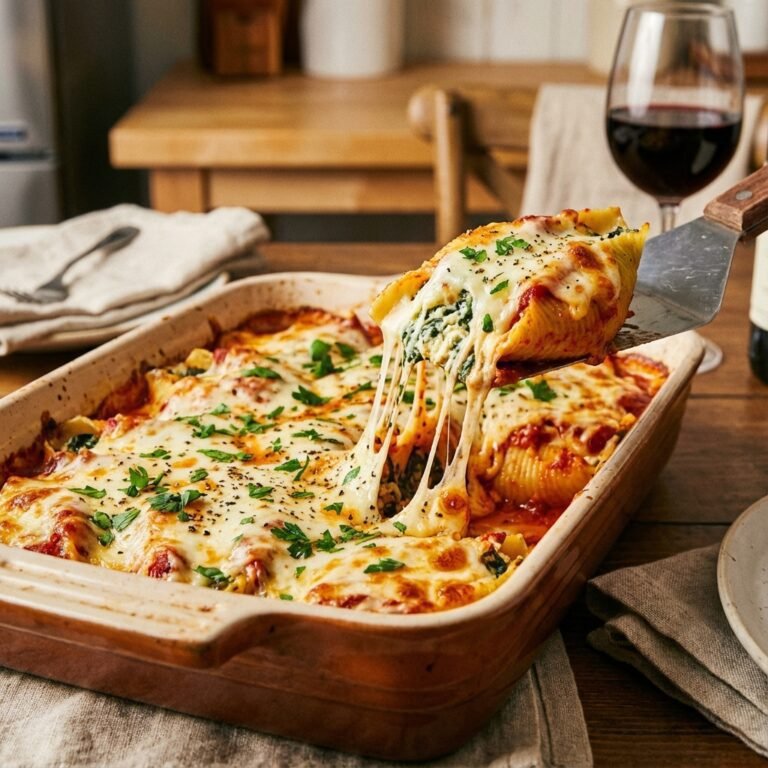 Cheap Luxury: 4 Ingredient Stuffed Shells With Spinach