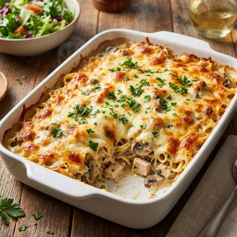 Cheesy Chicken Tetrazzini: The Best Way to Use Leftovers