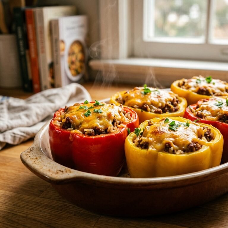 Classic Ground Beef Stuffed Peppers That Won't Get Soggy