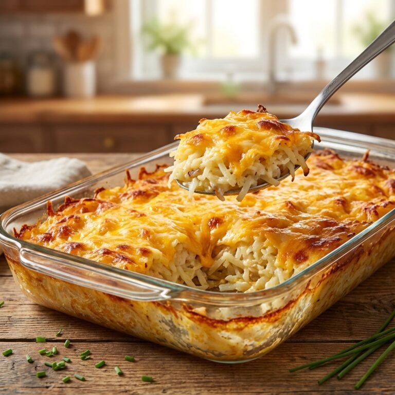 Copycat Cracker Barrel Cheesy Hashbrown Casserole For A Crowd