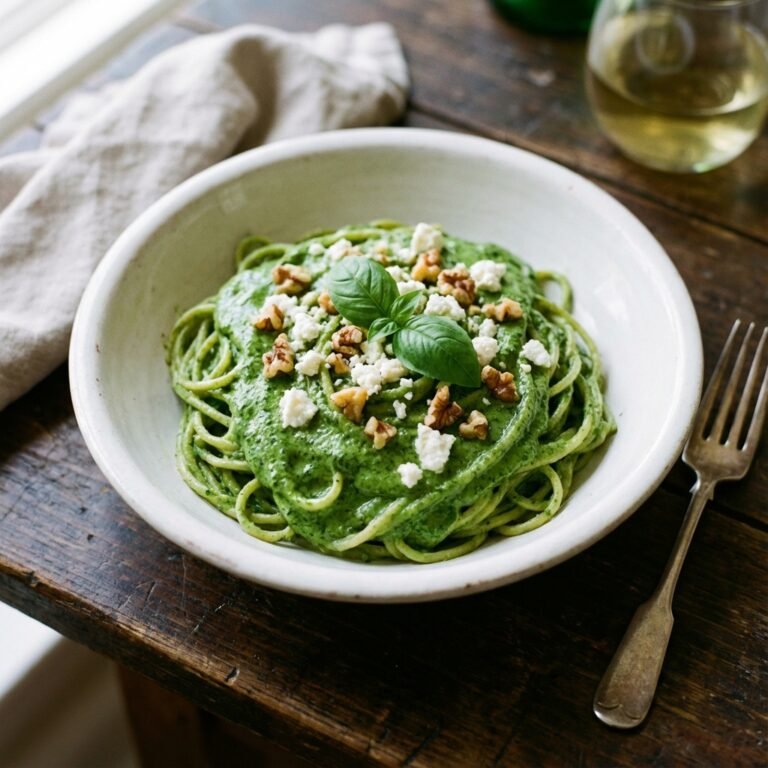 Creamy Peruvian Green Spaghetti: The Ultimate Budget Pesto Hack