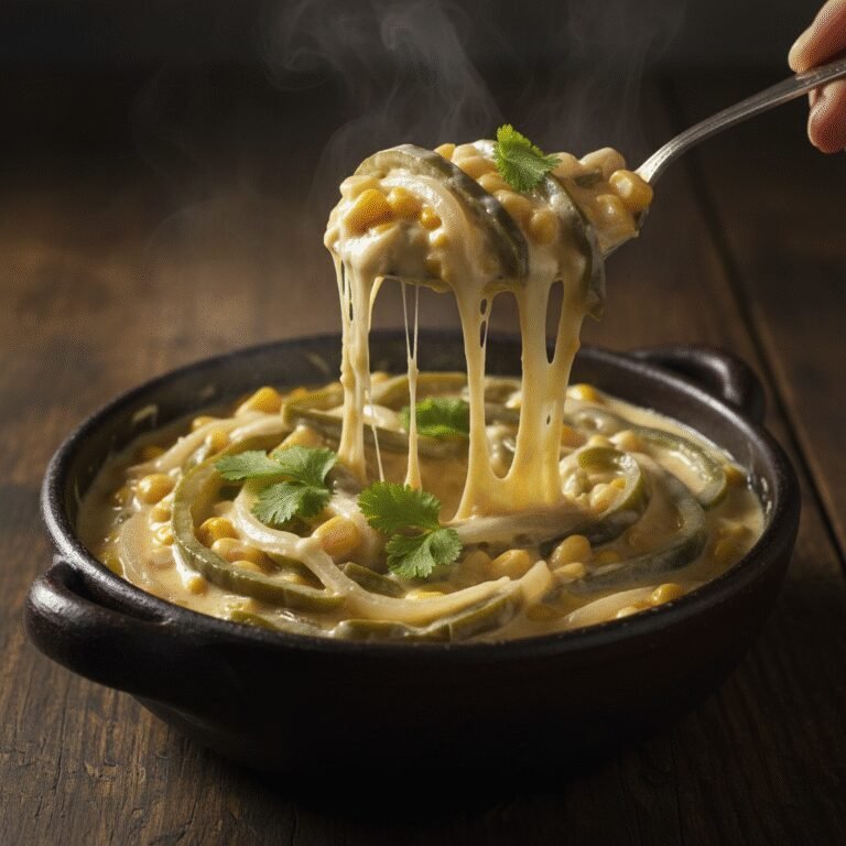 Creamy Rajas Con Crema: The Cheesy Poblano Dish You'll Crave Daily