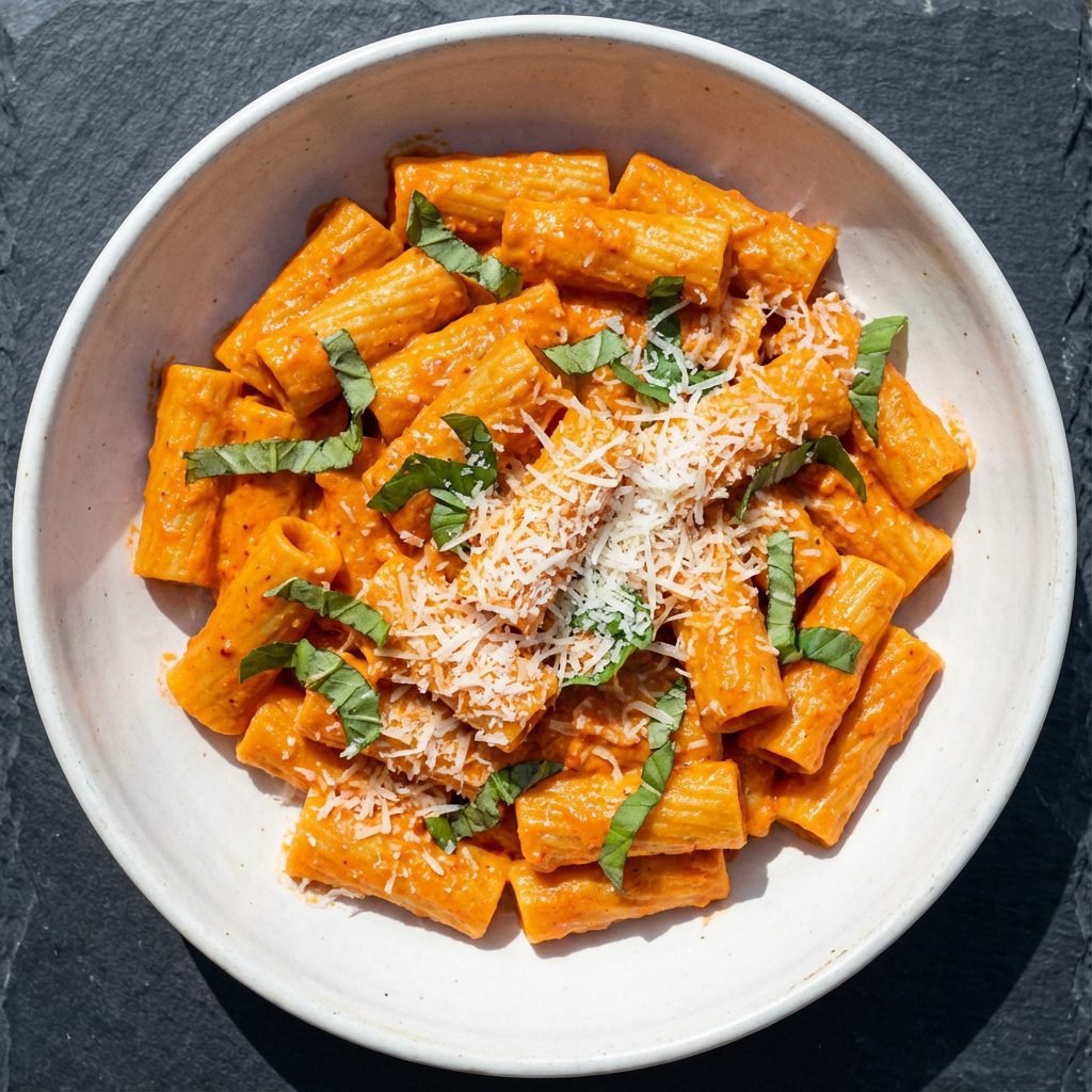 Creamy Roasted Red Pepper Pasta: A Luxurious Sauce Made From a Jar