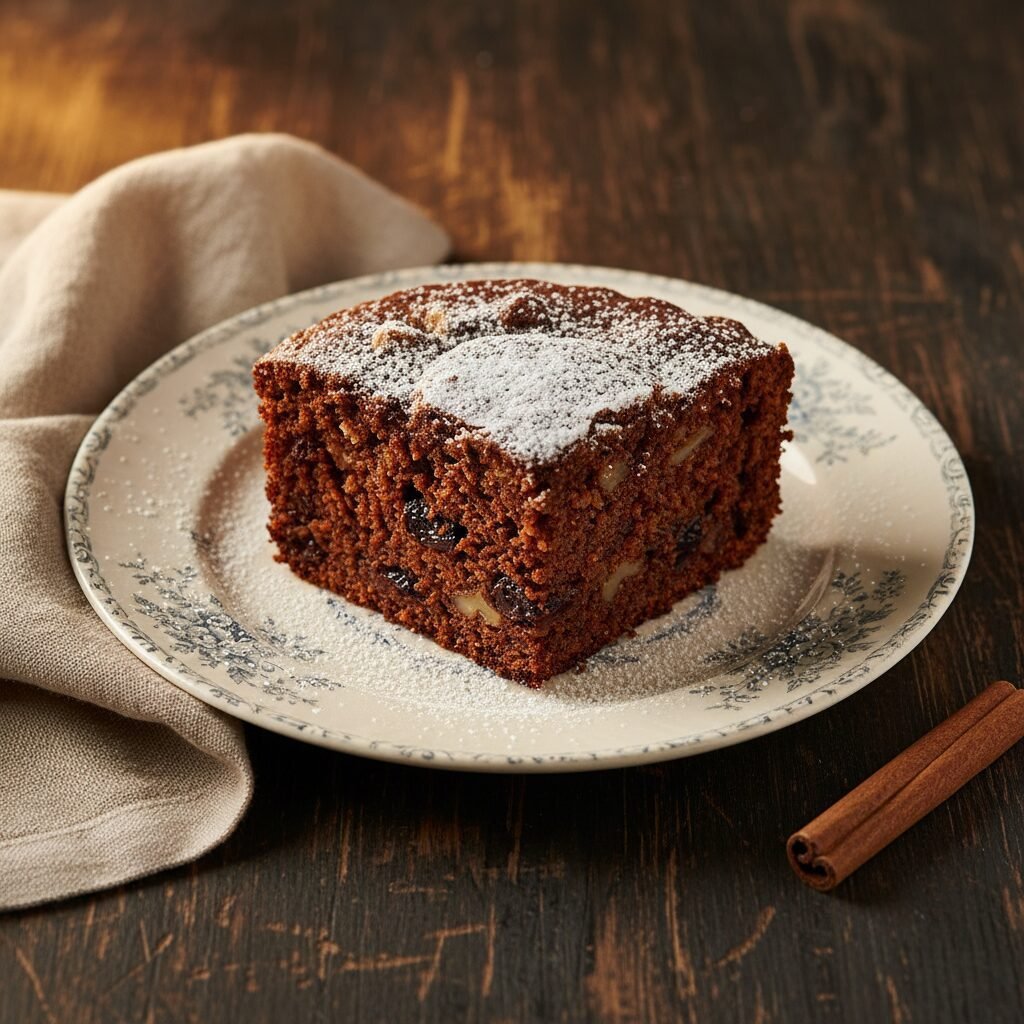 Depression Era Spiced Applesauce Cake (No Eggs)