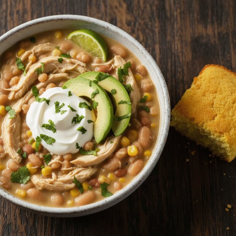 Dump-and-Go Creamy White Chicken Chili (No Tomatoes Required)