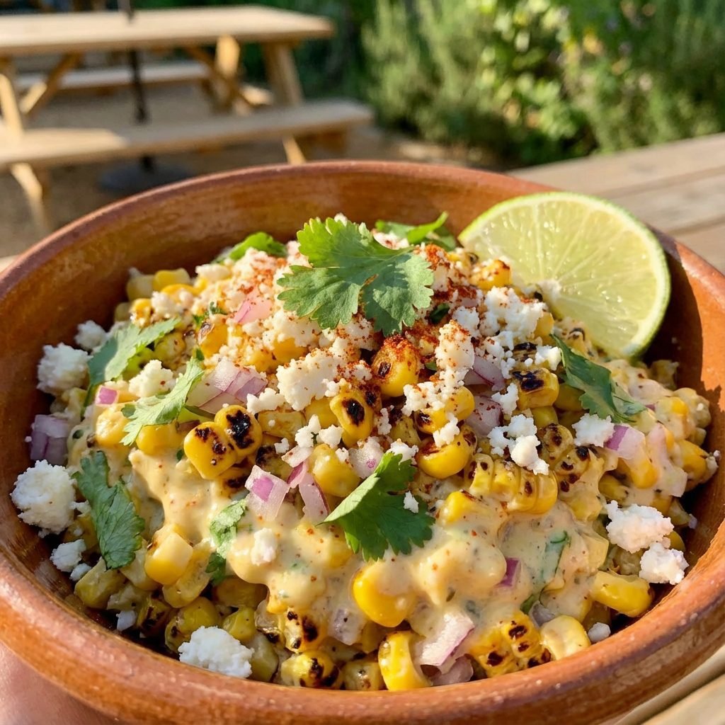 Esquites Style Mexican Street Corn Salad: The Addictive BBQ Side Dish