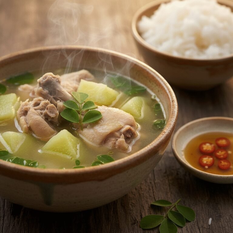 Filipino Chicken Tinola: A Ginger Soup To Cure Any Cold