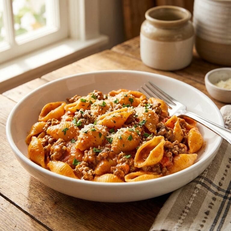 Homemade Creamy Beef And Shells (Better Than Hamburger Helper)