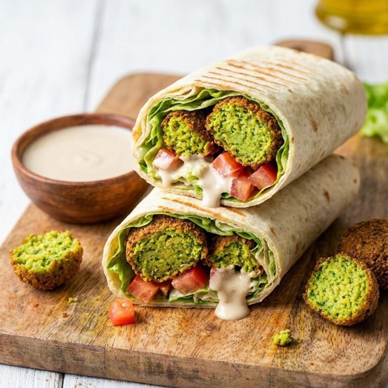 Homemade Crispy Falafel Wraps (Better Than Meat!)