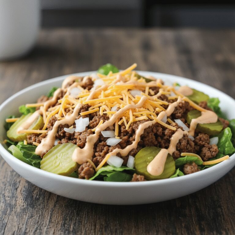 Low Carb Big Mac Salad: The Secret Sauce Recipe That Changes Everything