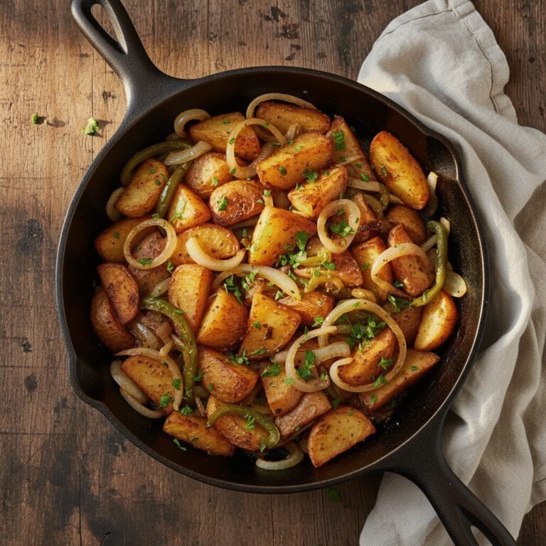 Old Fashioned Smothered Potatoes: Cast Iron Comfort Food
