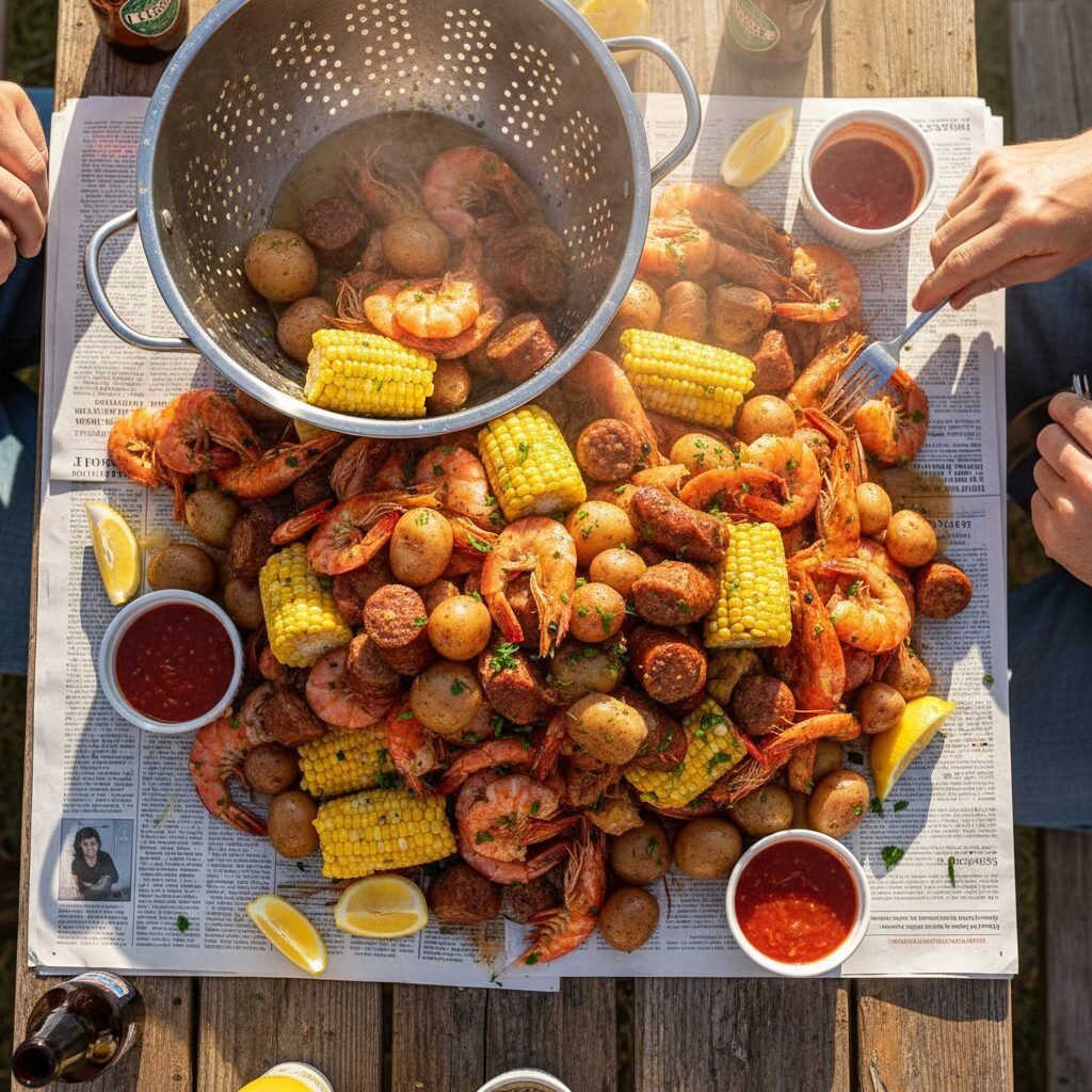 One Pot Frogmore Stew: The Easiest Sausage and Potato Boil