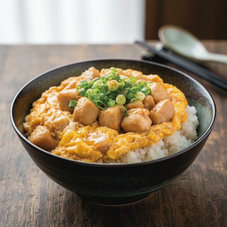 Oyakodon: The 10 Minute Chicken and Egg Bowl